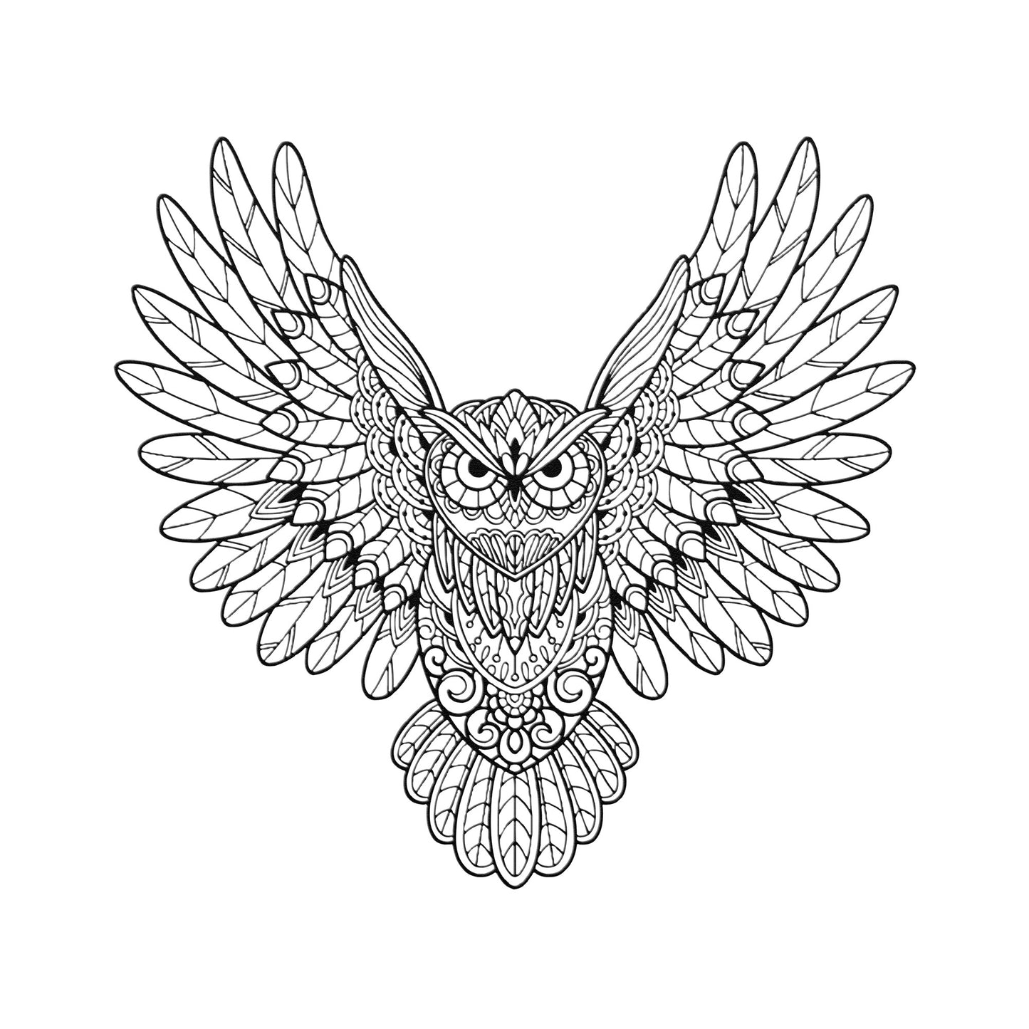 Sacred Owl Mandala