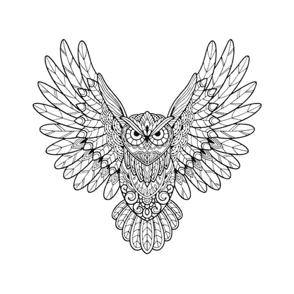 Sacred Owl Mandala