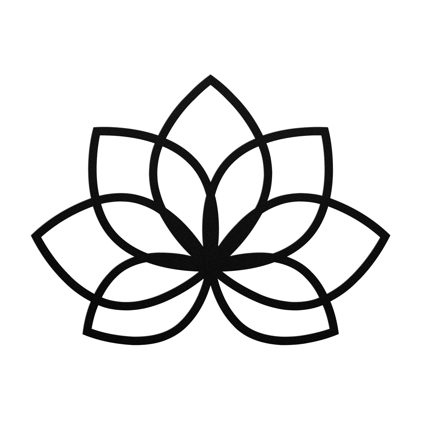 The Lotus Flower - Metal Wall Art