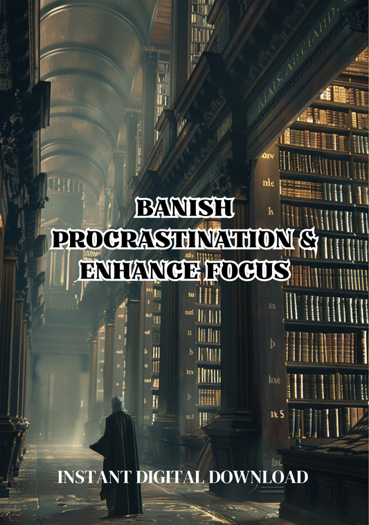 Banish Procrastination & Enhance Focus Sigil