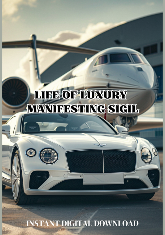 Life Of Luxury Manifesting Sigil Digital Download